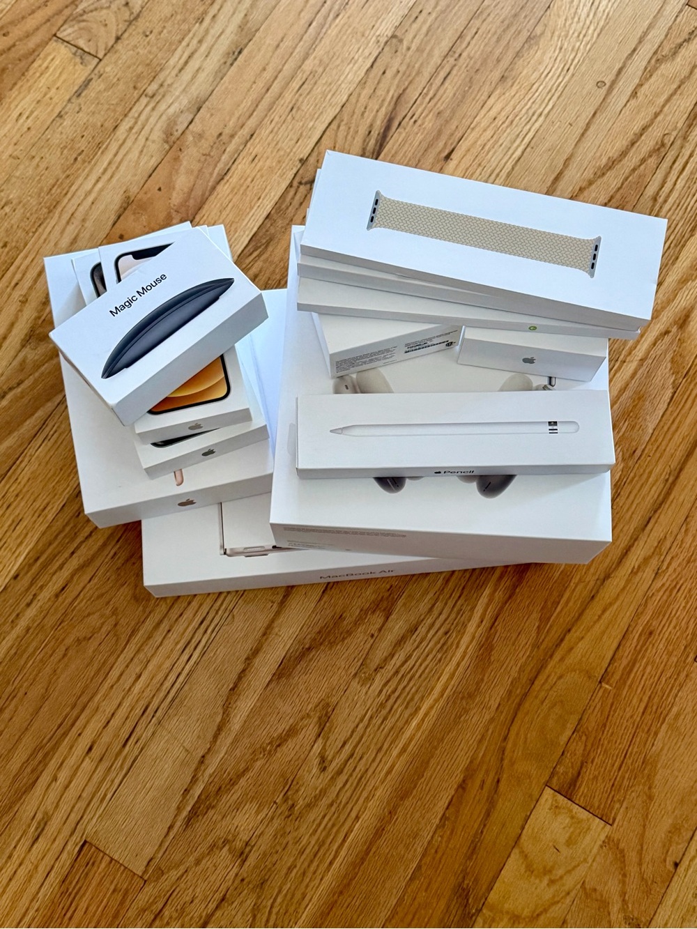 EMPTY Apple Product Boxes